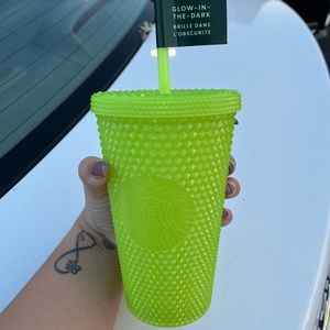 NWT Starbucks lemon-grass Glow in the Dark grande